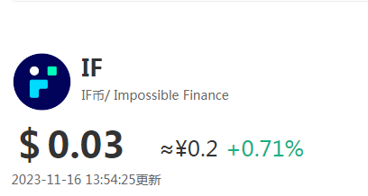 IF币涨了吗？IF币价格最高涨到多少？