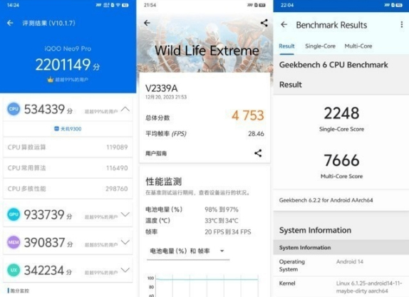 iQOO Neo9 Pro性能测评：旗舰芯天玑9300引领卓越表现