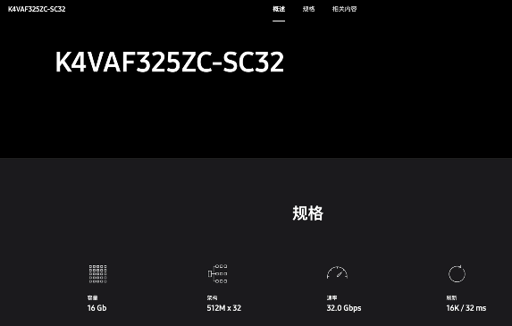 三星GDDR7显存新品登陆官网，高效能样品展现未来RTX显卡潜能