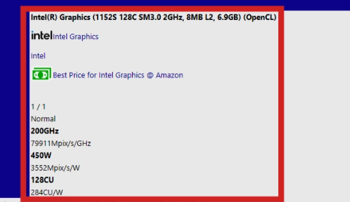 英特尔 Arrow Lake 处理器现身 SiSoftware：最高搭载 128 EU Xe-LPG+ 核显